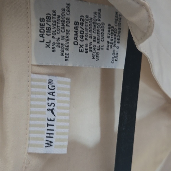 White Stag Button Up Top Size XL - Picture 3 of 5